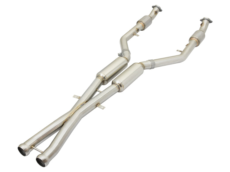 AFE 08-13 BMW(E90/92/93) MACH Force XP 304 Stainless Steel V8 4.0L w/ Cat &amp; Resonator - 49-36321-1