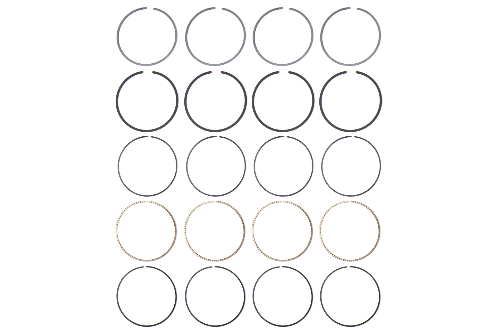 Manley Ring Set 99.75mm Bore 1.2mm 1.2mm 2.0mm (Set of 4) - 46997DT-4