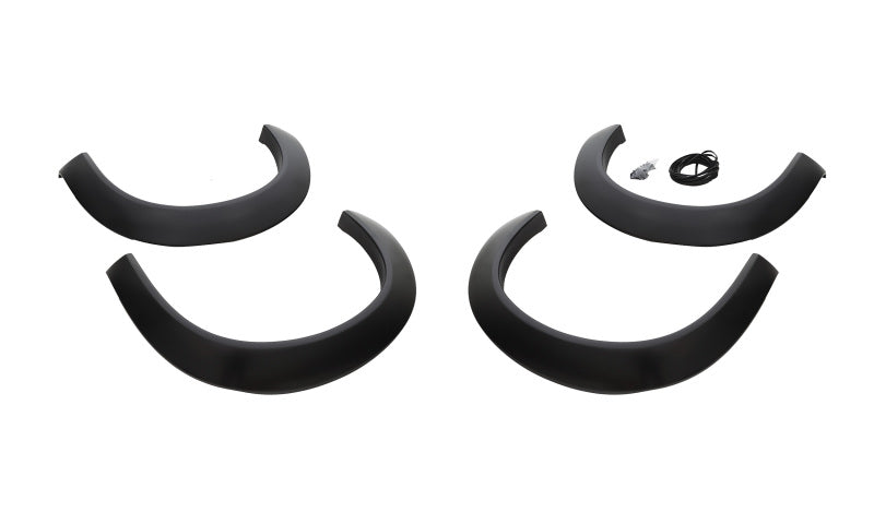 AVS 2008+ Dodge Challenger Smooth Front and Rear Fender Flares - Black (4 Pc) - 850250
