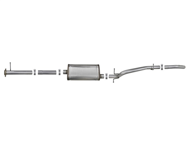 aFe MACH Force-Xp Hi-Tuck 3in. 409 SS C/B Exhaust 15-18 GM Colorado/Canyon L4-2.5L/V6-3.6L - Raw Tip - 49-44099