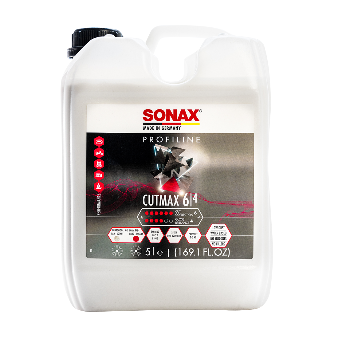 SONAX Profiline CutMax 06-04 5L Rotary Orbital