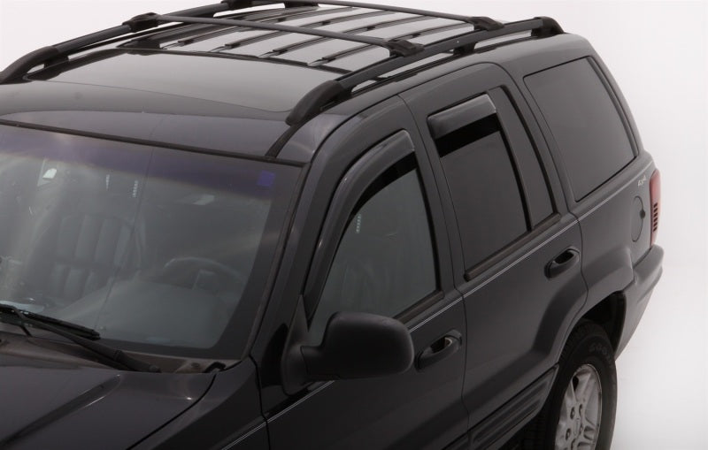 AVS 2004 Ford Ecosport (Brazil) Ventvisor In-Channel Front &amp; Rear Window Deflectors 4pc - Smoke - 194650
