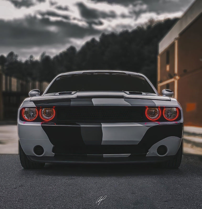 Oracle 08-14 Dodge Challenger Dynamic Surface Mount Headlight Halo Kit - - Dynamic SEE WARRANTY - 1292-332