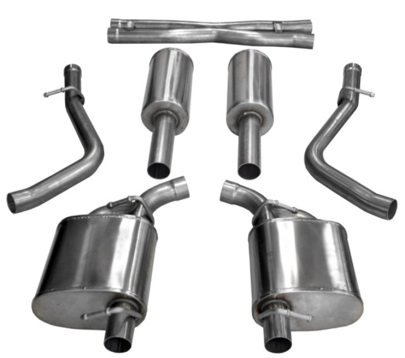 Corsa 15-23 Dodge Charger/300 Sedan 3.6L 2.5in Cat-Back Dual Rear Exit (re-uses stock exhaust bezel) - 21064