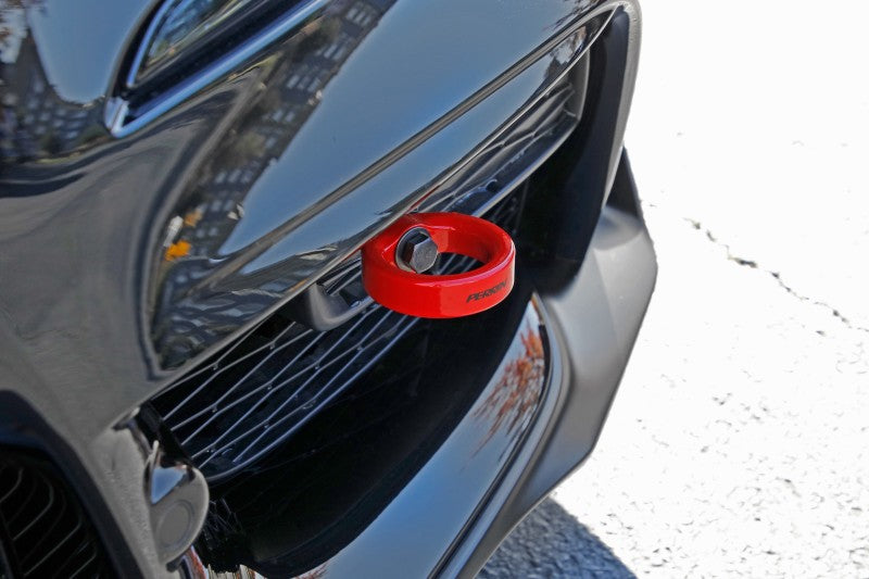 Perrin 20+ Toyota Supra Tow Hook Kit (Front) - Red - PTP-BDY-230RD