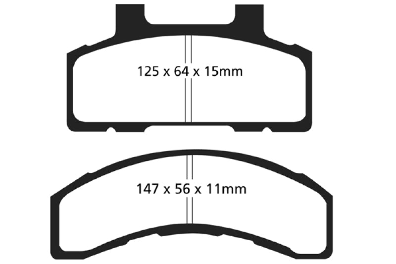 EBC 93-96 Buick Century 2.2 Redstuff Front Brake Pads - DP31240C