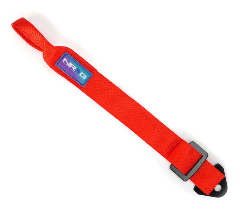 NRG Universal Tow Strap 24in Adjustable - Red - TOW-10RD - close-up view