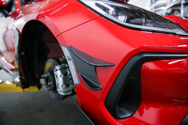 HKS Body Kit TYPE-S 20+ BRZ ZD8 Canard - 53004-AF002 for 2022-2025 Subaru BRZ - front view