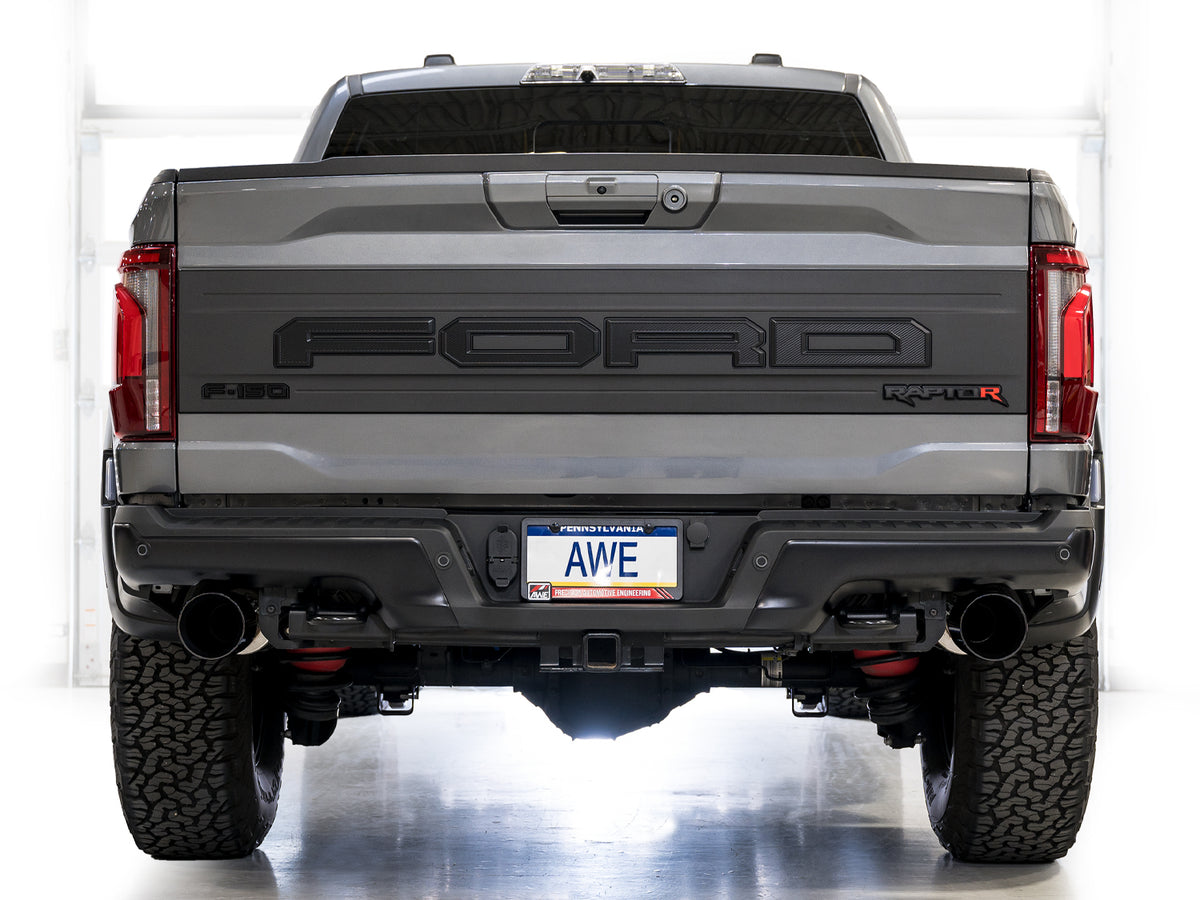AWE Gen 3 Raptor R SwitchPath Exhaust - Diamond Black Tips - 3025-33852