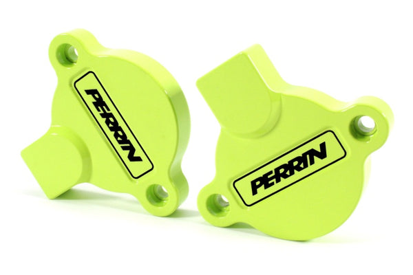 Perrin BRZ/FR-S/86 Cam Solenoid Cover - Neon Yellow - PSP-ENG-173NY by Perrin Performance - front view