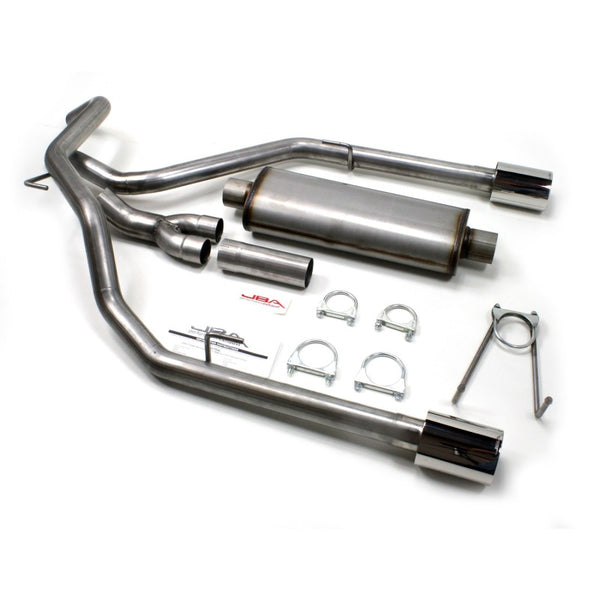 JBA 06-18 Ram 1500 5.7L 409SS Dual Rear Exit Cat-Back Exhaust - 40-1536 for 2006-2010 Dodge Ram 1500 - front view