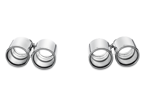 Akrapovic 11-17 BMW M5 (F10) Tail Pipe Set (Titanium) - TP-T/S/5 for 2012-2019 BMW M6 - front view