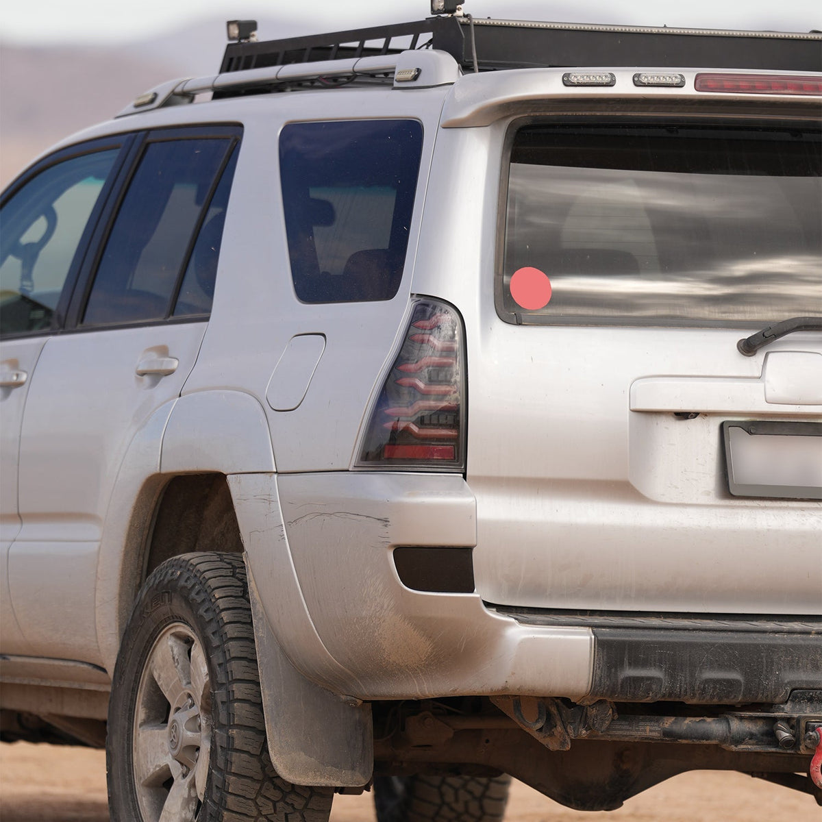 AlphaRex 03-09 Toyota 4Runner LUXX-Series LED Tail Lights- Black - 690060 for 2003-2009 Toyota 4Runner - detail view
