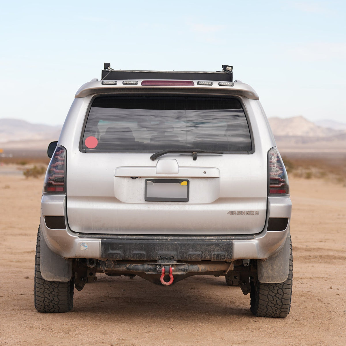AlphaRex 03-09 Toyota 4Runner LUXX-Series LED Tail Lights- Black - 690060 for 2003-2009 Toyota 4Runner - angle view