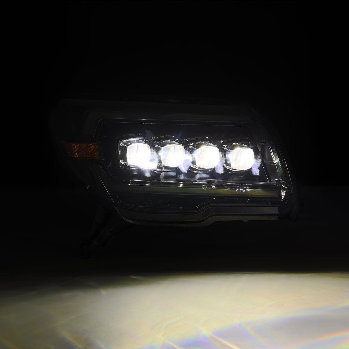 AlphaRex 03-09 Toyota 4Runner NOVA LED Proj Headlights Alpha Black w/Activ Light/Seq Signal/SB DRL - 880372 for 2003-2009 Toy