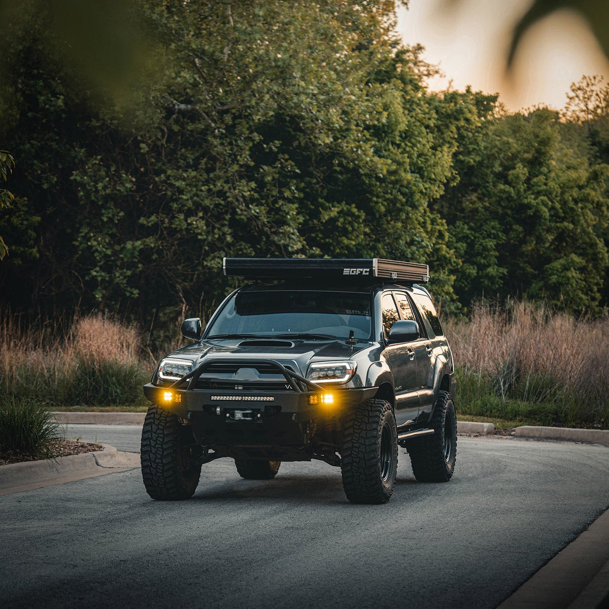 AlphaRex 03-09 Toyota 4Runner NOVA LED Proj Headlights Black w/Activ Light/Seq Signal/SB DRL - 880371 for 2003-2009 Toyota 4R