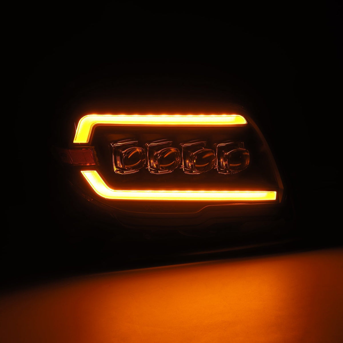 Alpharex 03-09 Toyota 4Runner NOVA-Series Projector Headlights - 880369 by AlphaRex - angle view