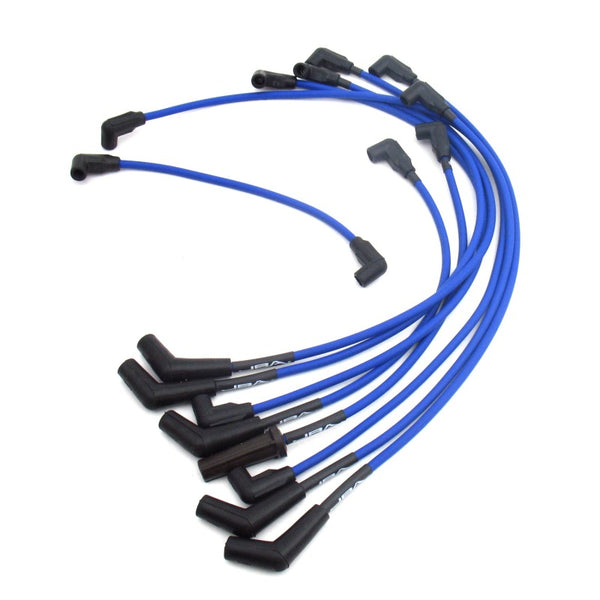 JBA 83-92 Ford Ranger/Bronco II 2.8L/2.9L Ignition Wires - Blue - W06309 for 1983-1992 Ford Ranger - front view
