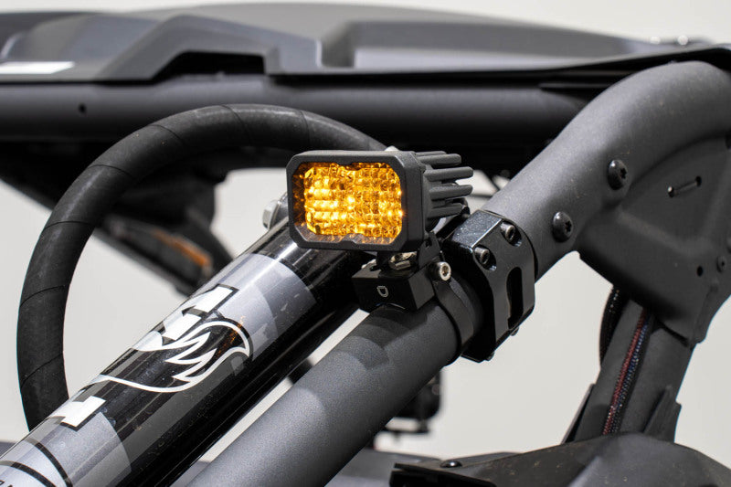 Diode Dynamics Stage Series 1.875 Inch Roll Bar Chase Light Kit SSC2 Sport Yellow (Pair) - DD7875