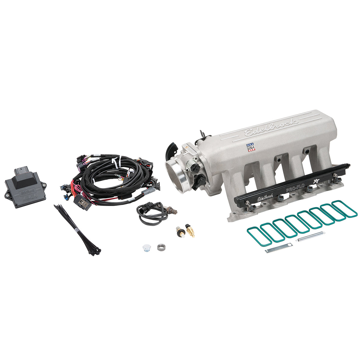 Edelbrock Pro Flo 4 XT EFI System Seq Port LS Gen III/IV Cathedral Port 550 HP Max 35lb/hr - 35730