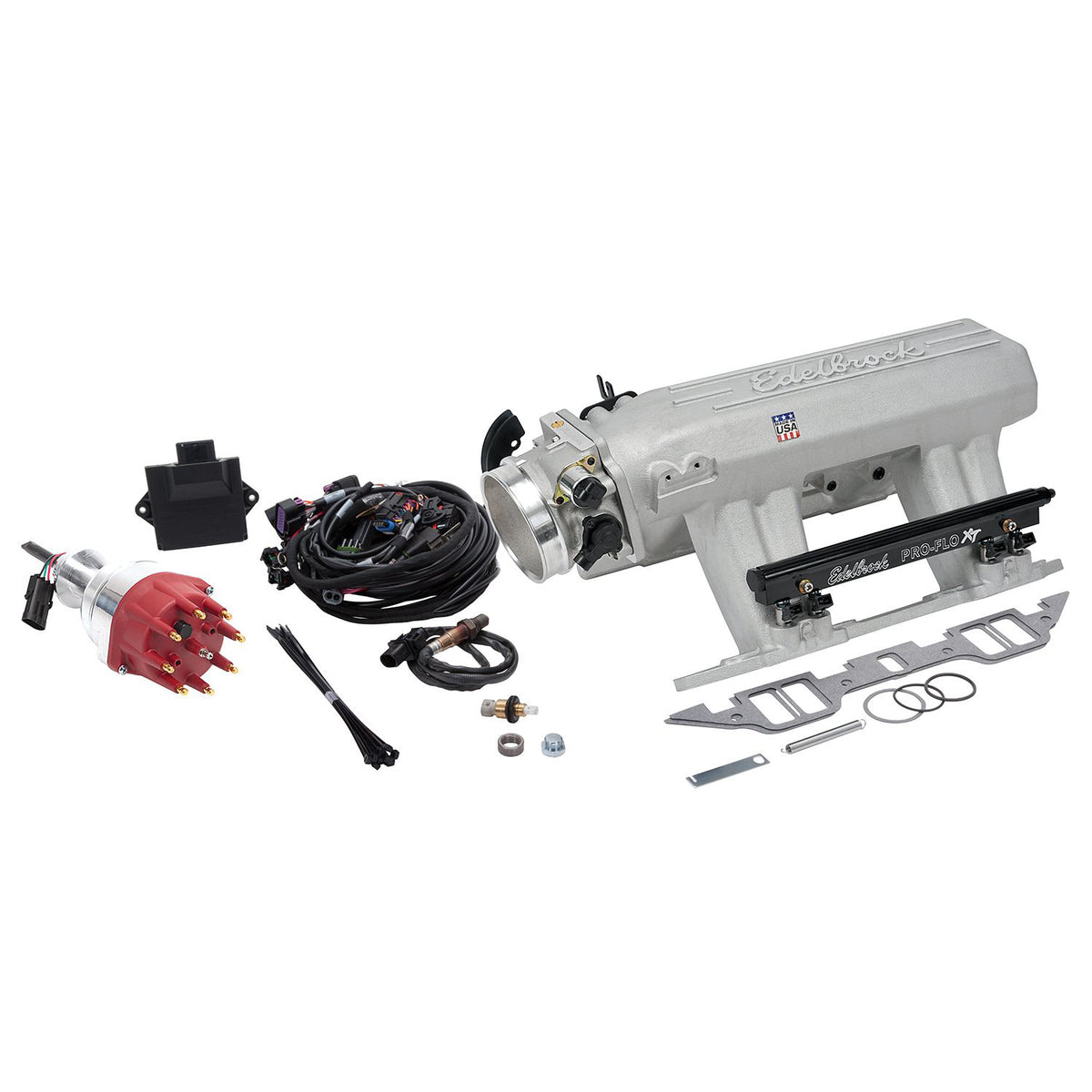 Edelbrock Pro Flo 4 XT EFI System Seq Port BB Chrysler RB 413-440ci 625 Max HP 35lb/hr Satin Finish - 35920