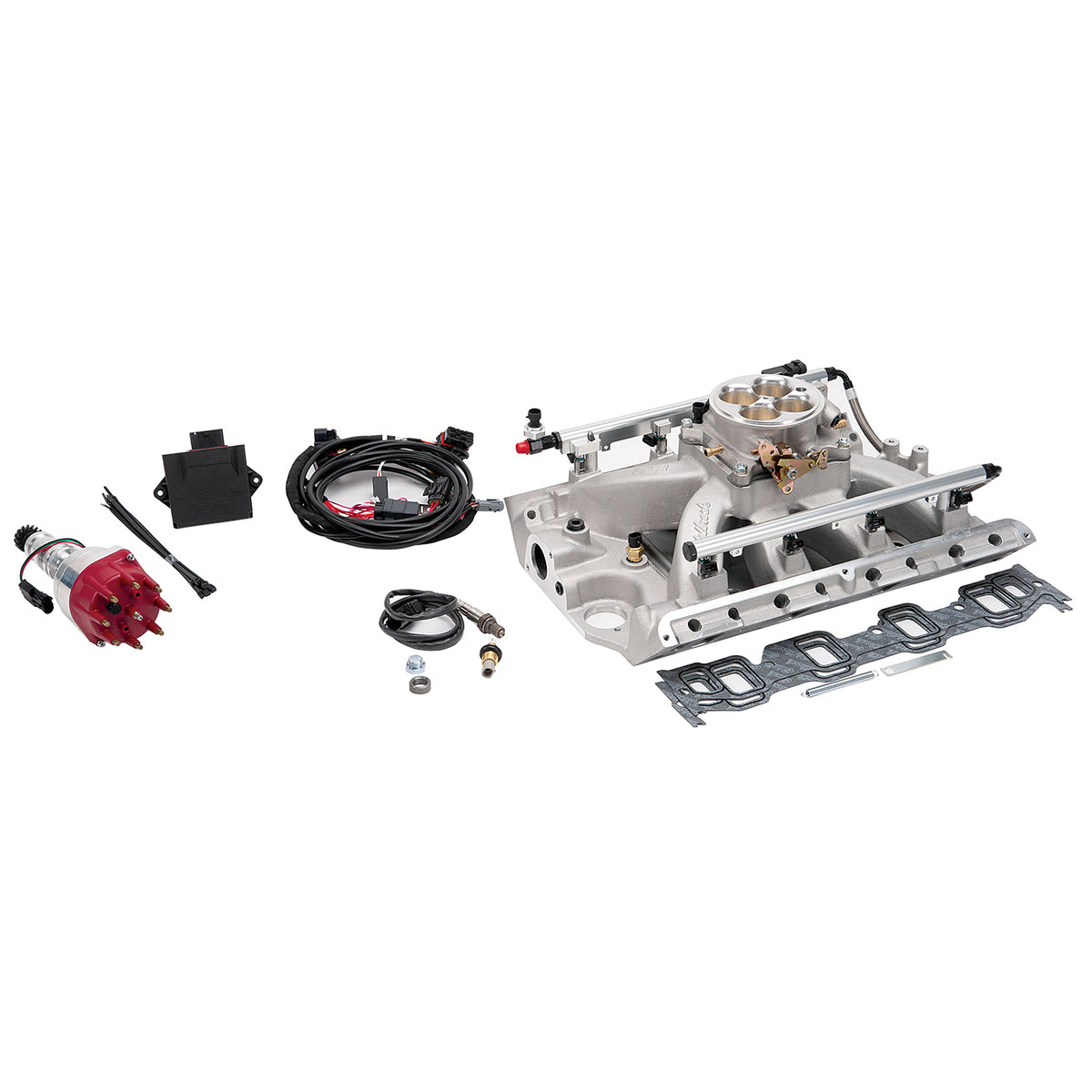 Edelbrock Pro Flo 4 EFI System Seq Port BB Ford 390-428ci 625 Max HP 35lb/hr Satin Finish - 35960