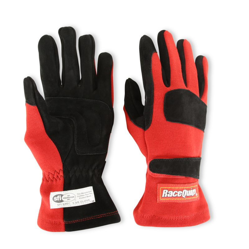 RaceQuip Red 2-Layer SFI-5 Glove - Small - 355012RQP