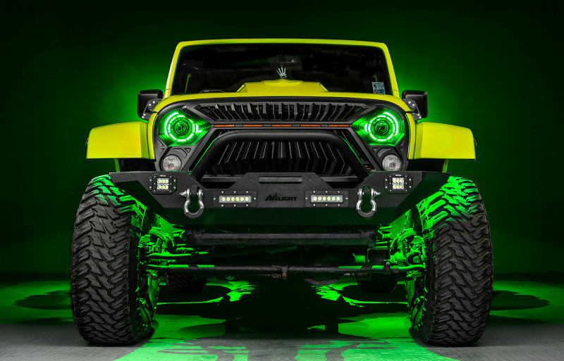 ORACLE Lighting 0718 Jeep Wrangler JK Oculus 7in ColorSHIFT BiLED Projector Headlights SEE WARRANTY - 5876-504