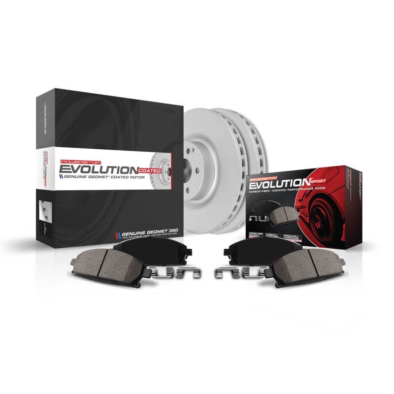 Power Stop 18-20 Kia Stinger Front Z23 Evolution Brake Kit - K8270 for 2018-2022 Kia Stinger