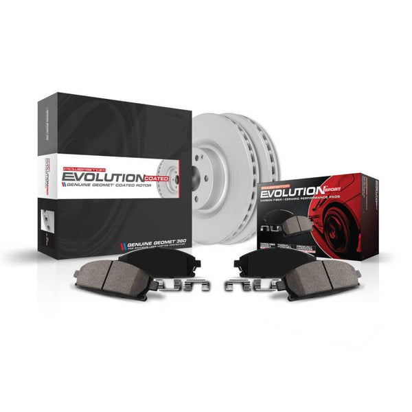 Power Stop 18-20 Kia Stinger Front Z23 Evolution Brake Kit - K8270 for 2018-2022 Kia Stinger