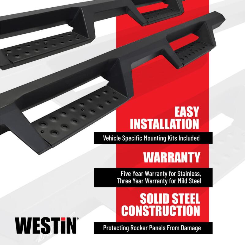 Westin 2020 Jeep Gladiator HDX Drop Nerf Step Bars - Textured Black - 56-14165