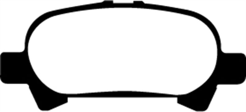 EBC 00-04 Toyota Avalon 3.0 Ultimax2 Rear Brake Pads - UD828 for 2000-2009 Toyota Camry - front view