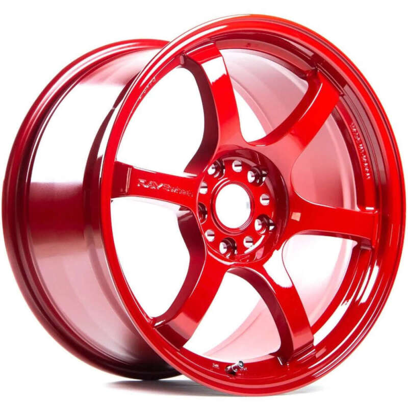 Gram Lights 57DR 18x9.5 +38 5-114.3 Milano Red Wheel - WGIX38EMRP