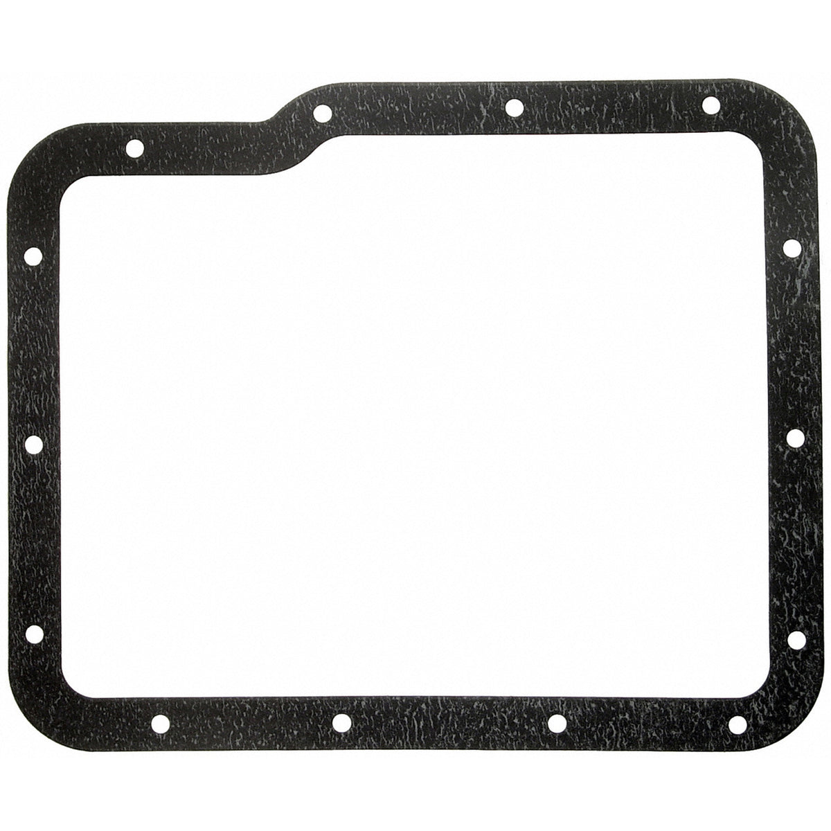 Fel-Pro Chevrolet Camaro TOS 18608 Transmission Oil Pan Gasket 14 Bolt Hole One Piece Gasket - TOS18608 for 1967-1973 Chevrolet Camaro - front view