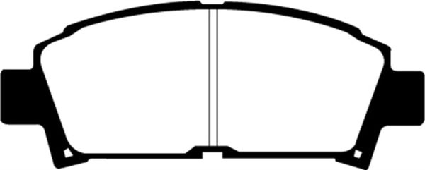 EBC 93-95 Toyota MR2 2.0 Turbo Ultimax2 Front Brake Pads - UD582 for 1993-1995 Toyota MR2 - front view