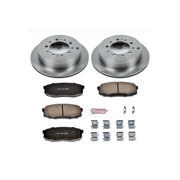 Power Stop 08-11 Lexus LX570 Rear Autospecialty Brake Kit - KOE3073 for 2008-2022 Toyota Sequoia - front view
