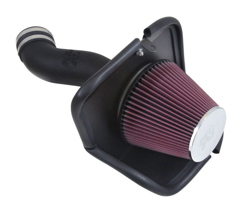K&N 14-16 Jeep Cherokee V6-3.2L F/I FIPK Performance Intake - 57-1569 for 2014-2017 Jeep Cherokee - front view