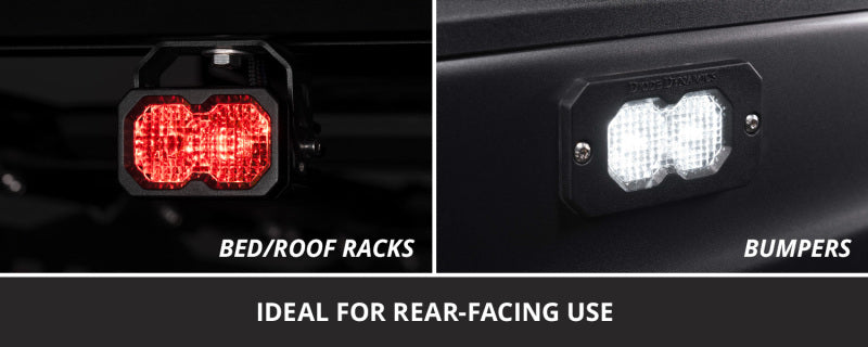 Diode Dynamics C2R White Flood Standard LED Pod (Pair) - DD8450P