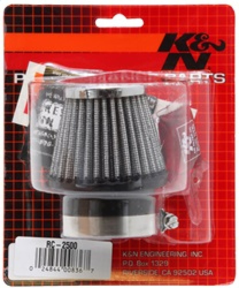 K&amp;N Universal Clamp-On Air Filter 1-15/16in FLG / 3in B / 2in T / 2-1/2in L - RC-2500
