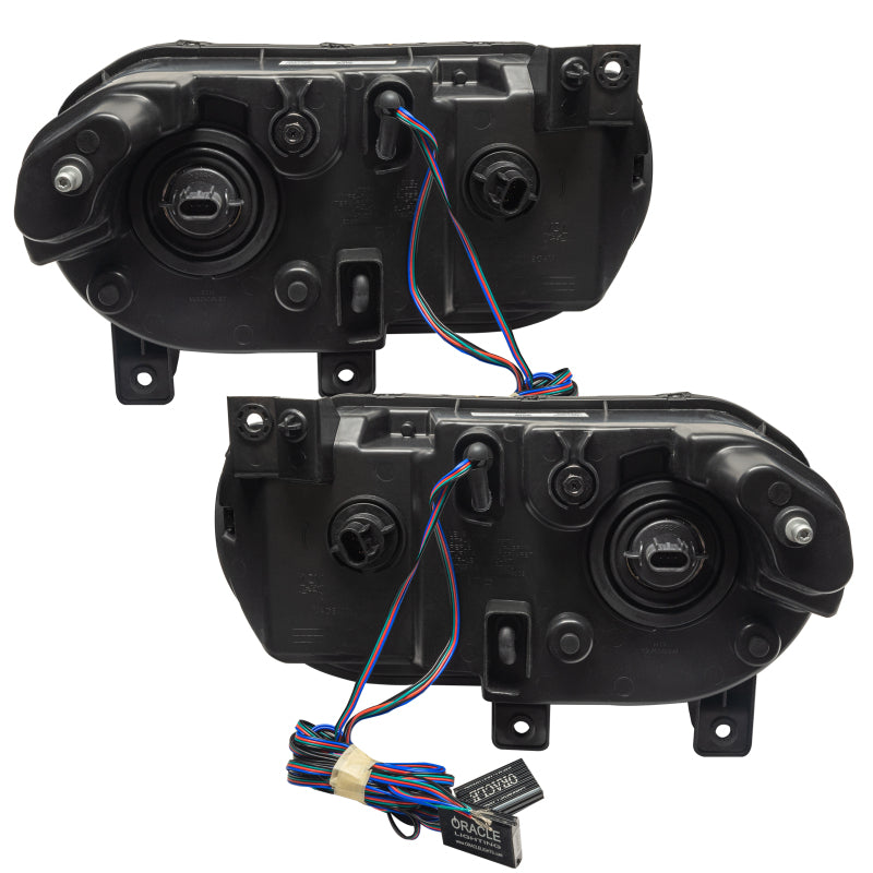 Oracle 08-14 Dodge Challenger SMD HL (Non-HID) - ColorSHIFT w/ Simple Controller SEE WARRANTY - 7720-504