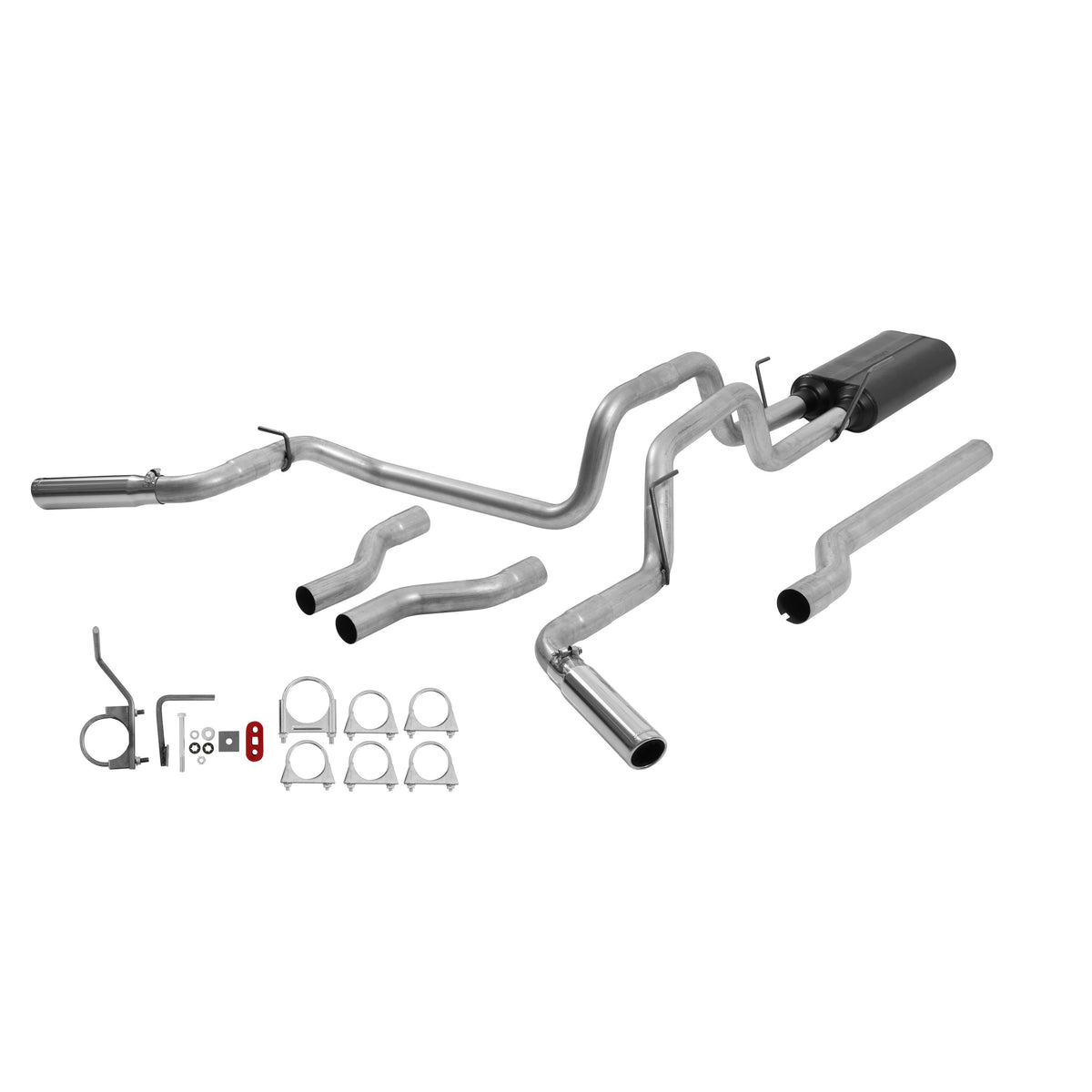 Flowmaster American Thunder Cat-Back Exhaust System - 2003-2008 Dodge Ram 2500/Ram 3500/Ram 1500 - 17438 - 1
