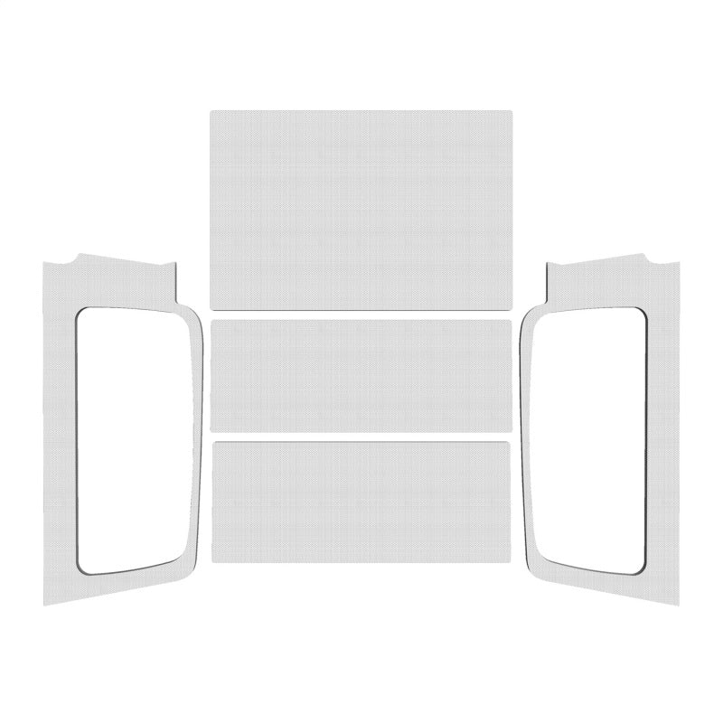 DEI 04-06 Jeep Wrangler LJ Unliminted Headliner Complete Kit - White - 50602