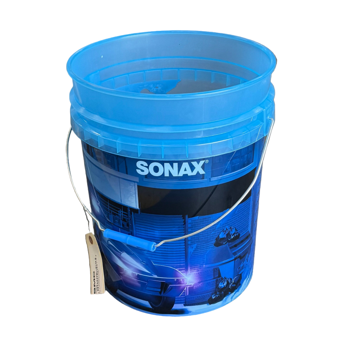 SONAX Bucket Blue Transparent w Grit Guard