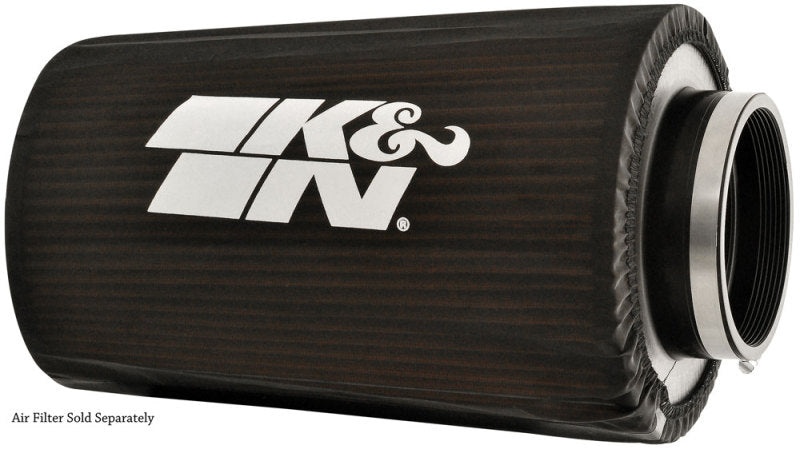 K&amp;N Round Tapered Drycharger Air Filter Wrap 8in B ID x 6.625in T ID x 10.5in H - RC-5166DK