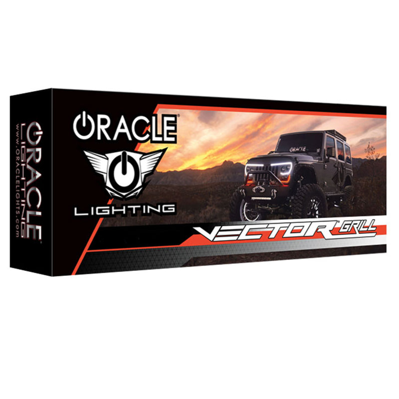 Oracle VECTOR Series Full LED Grille - Jeep Wrangler JL/JT - NA SEE WARRANTY - 5837-PRO