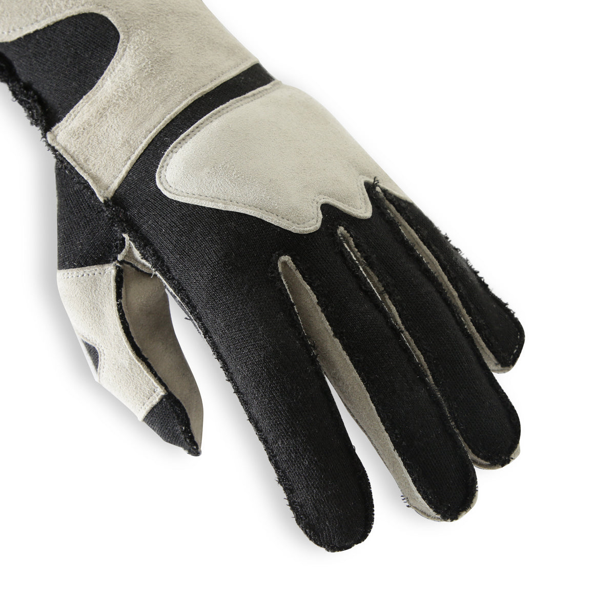 RaceQuip SFI-5 Gray/Black XL Outseam Angle Cut Glove