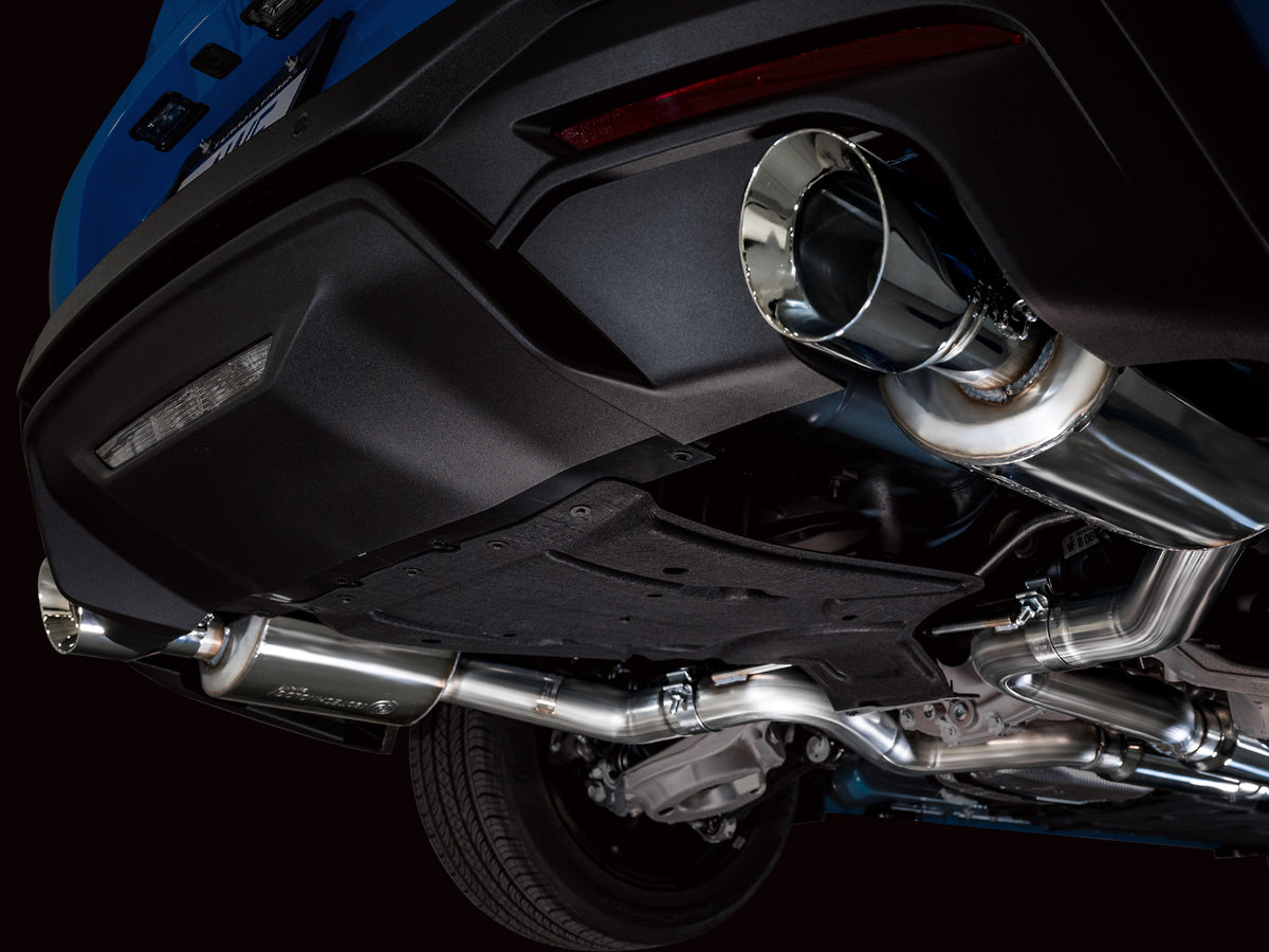 AWE 2024 Ford Mustang GT Fastback S650 RWD Touring Catback Exhaust w/ Dual Chrome Silver Tips - 3015-32650