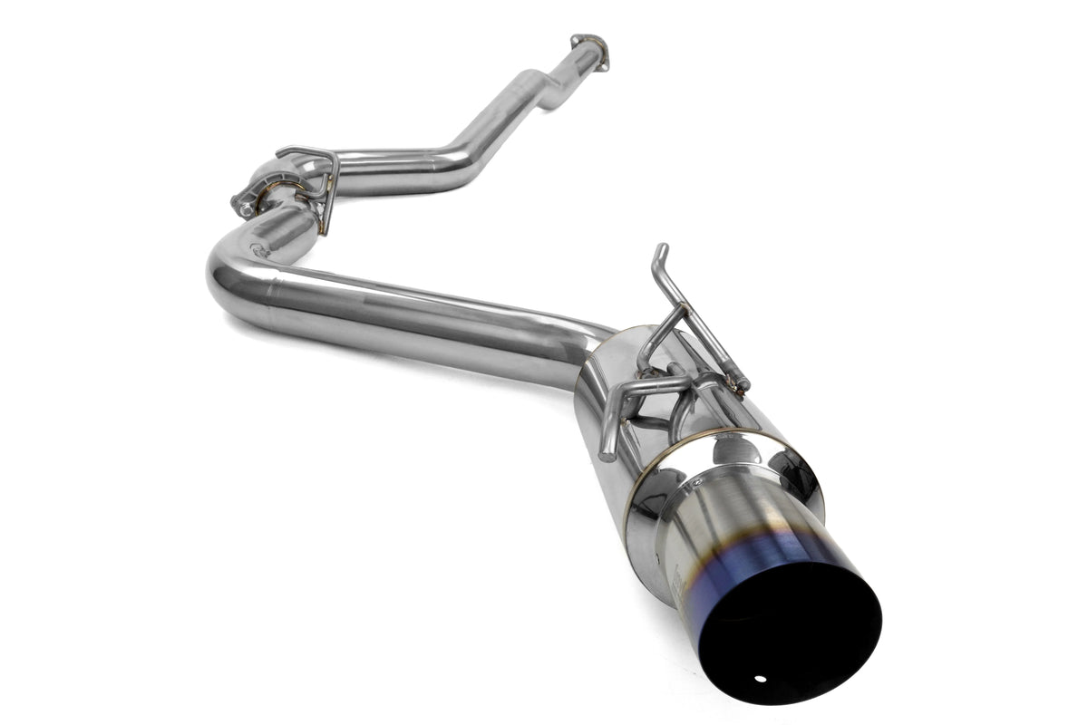 Invidia 08+ WRX Hatch / 08 STi 76mm RACING Titanium Tip Cat-back Exhaust