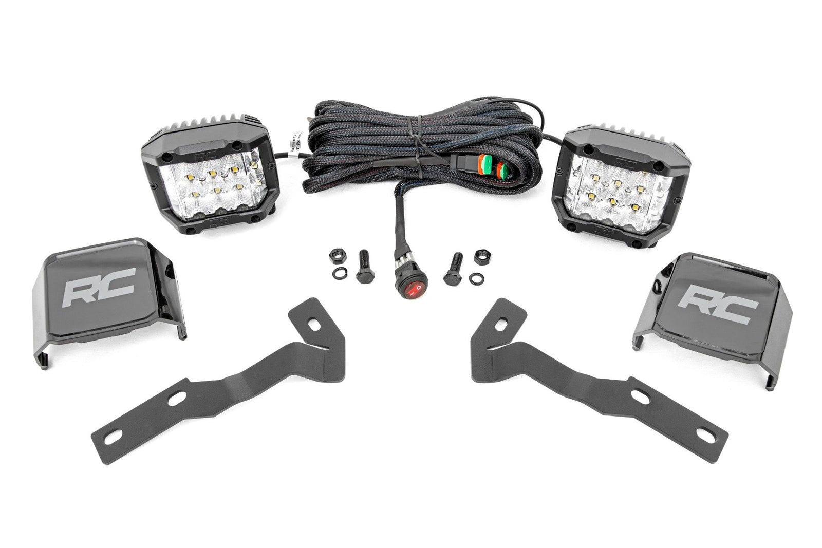LED Light Kit | Ditch Mount |  3" OSRAM | Wide | Toyota Tacoma 2WD/4WD (16-23)