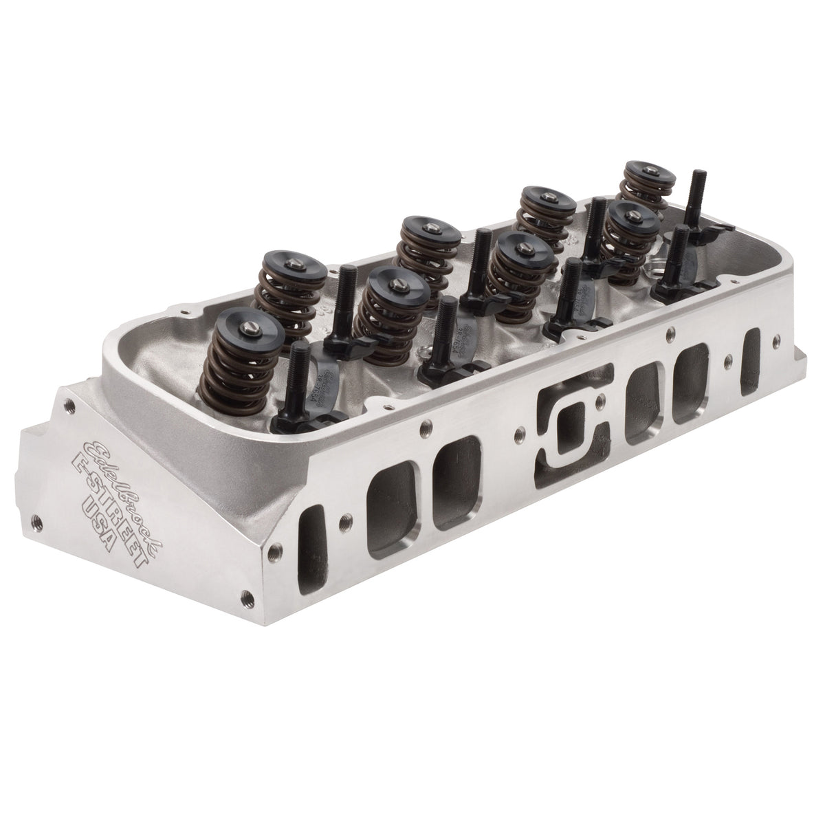 Edelbrock Cyl Head E-Street BB Chevy Oval Port Complete Single - 50459
